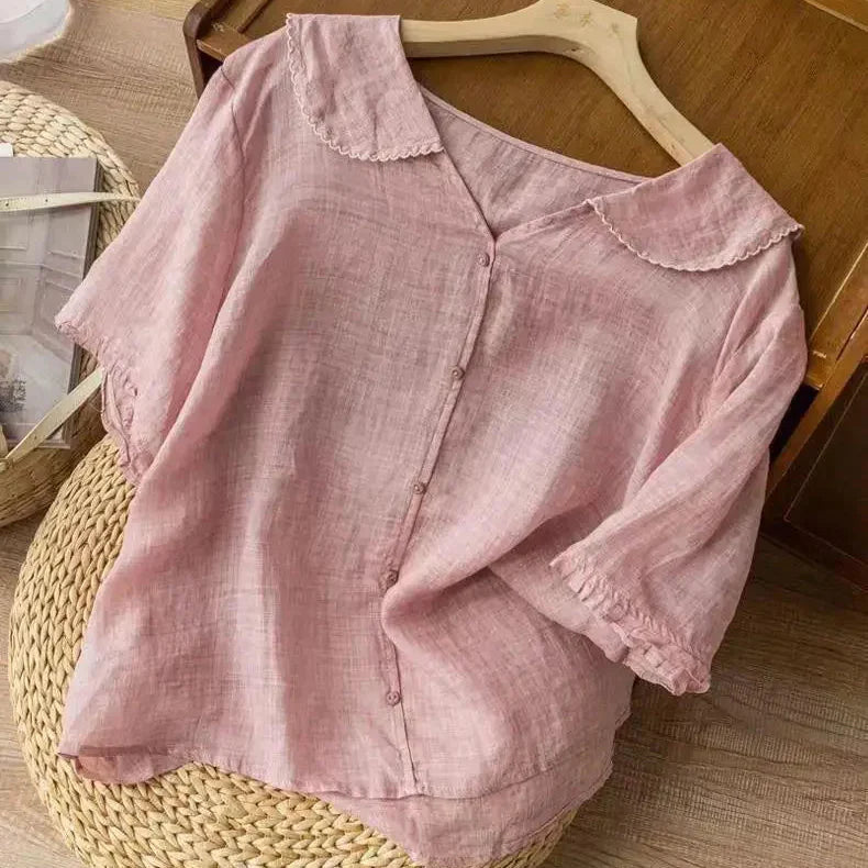 Elegant Lace Women's Blouse