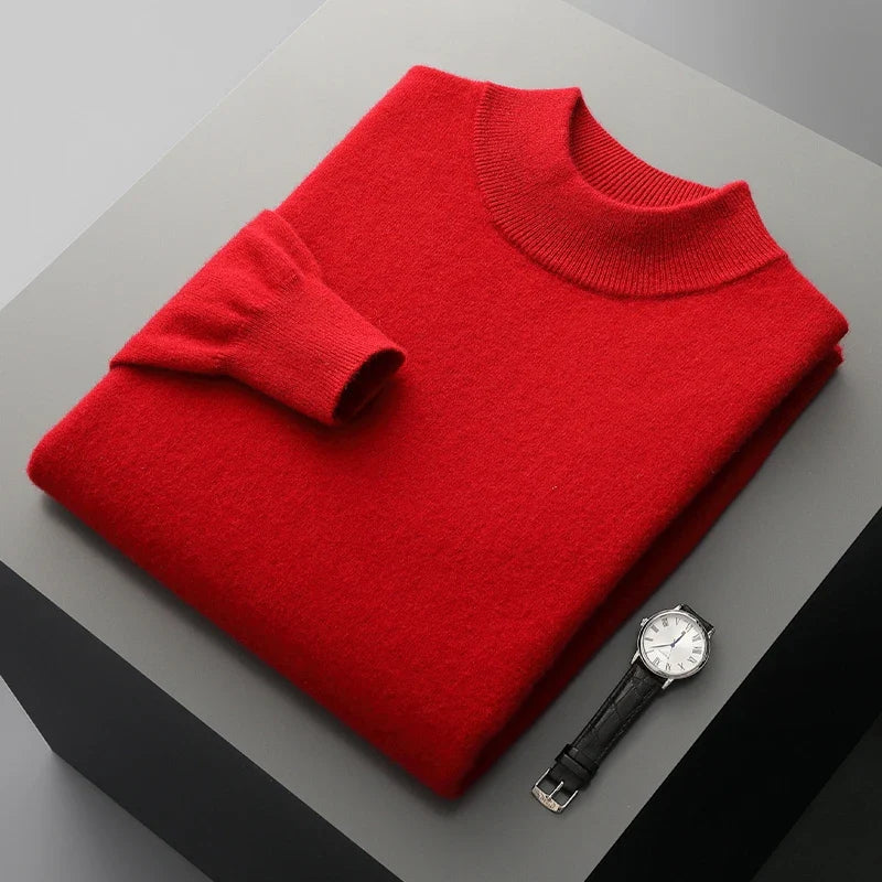 Montvero Women's Mock Neck Sweater