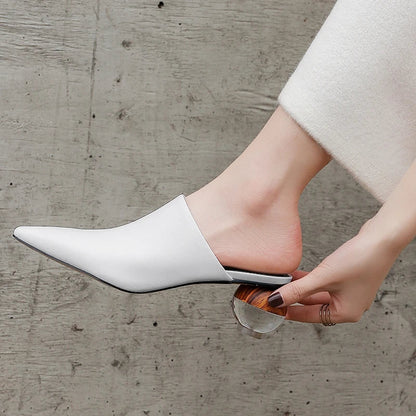 Elegant Flat Mule Shoes