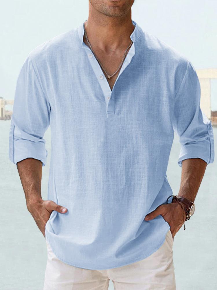 Men's Casual Relaxed Fit Breathable Shirt - VibreMode