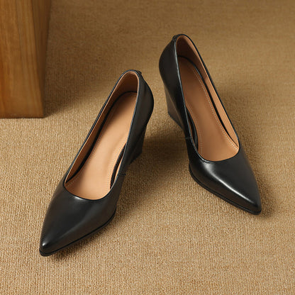 Elegant Women's High Heel Pumps Pointed Toe Office Shoes