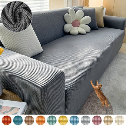 Stretch Sofa Slipcover Non-Slip Fabric Protector