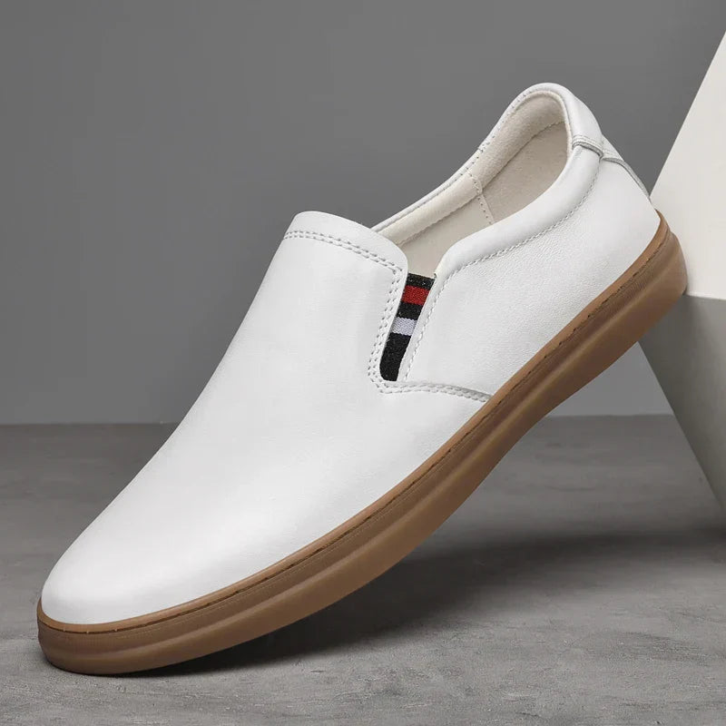 Casvian Men's Leather Loafers - VibreMode