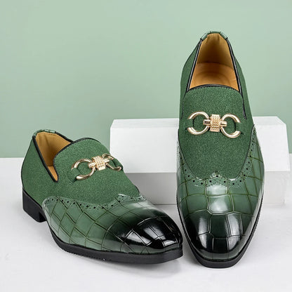 Real Leather Slip On Shoes
