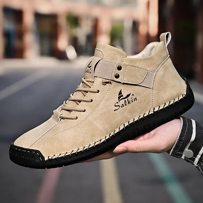 Authentic Brown Leather Boots