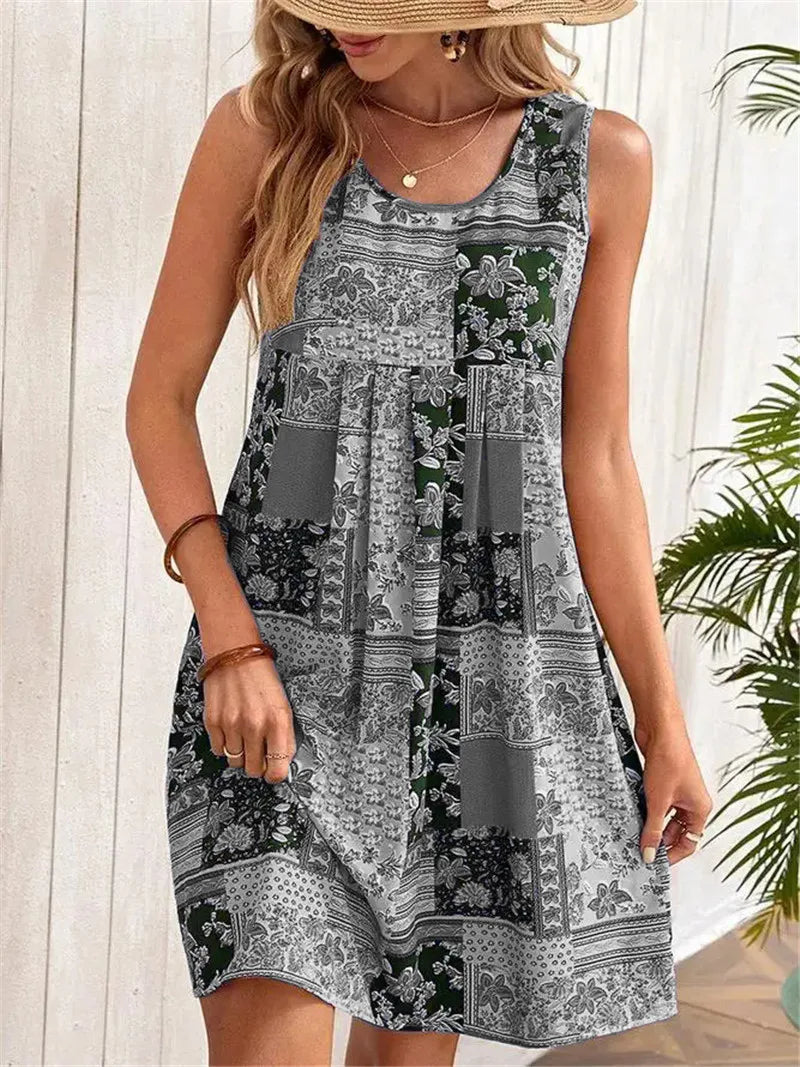 Women's Strapless Fit Flare Dress