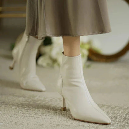 Stylish Low Heel Ankle Boots