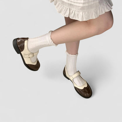 Women's Mary Jane Shoes Closed Toe Buckle
