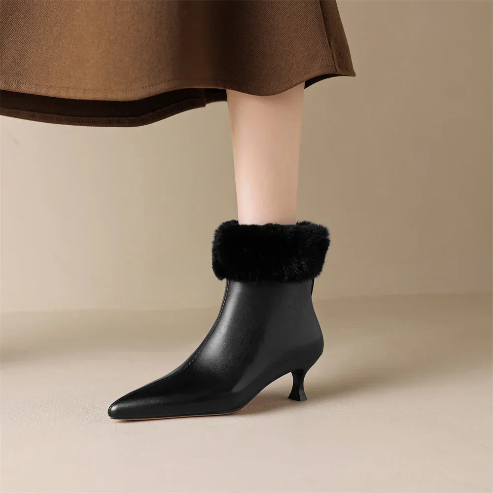 Women's Leather Ankle Boots