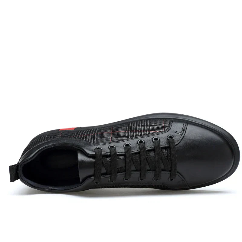 Men's Italian Leather Sneakers Classic Comfortable