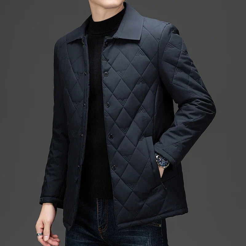 Tomston Mens Diamond Quilted Jacket