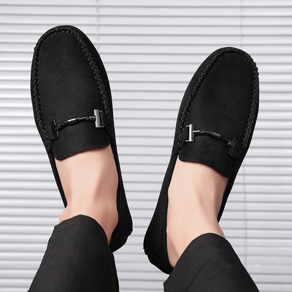Luxurious Leather Slip On Shoes
