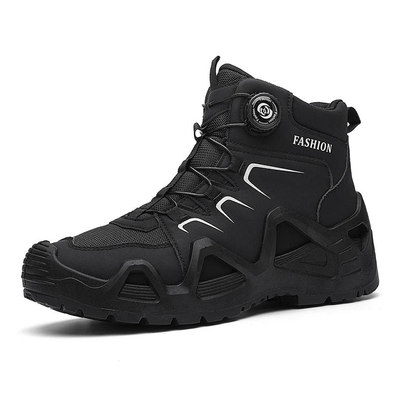 Waterproof Hiking Boots for Men with Durable Leather