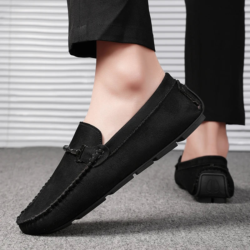Luxurious Leather Slip On Shoes