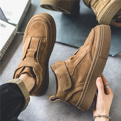 Brunello Men's Suede Leather Sneakers