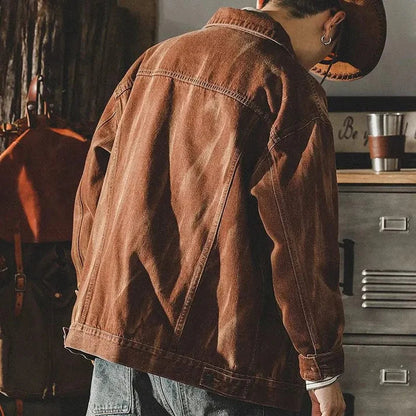 Men's Classic Denim Jacket Modern Comfort Style