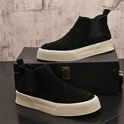 Matteo Men's Suede Chelsea Boots