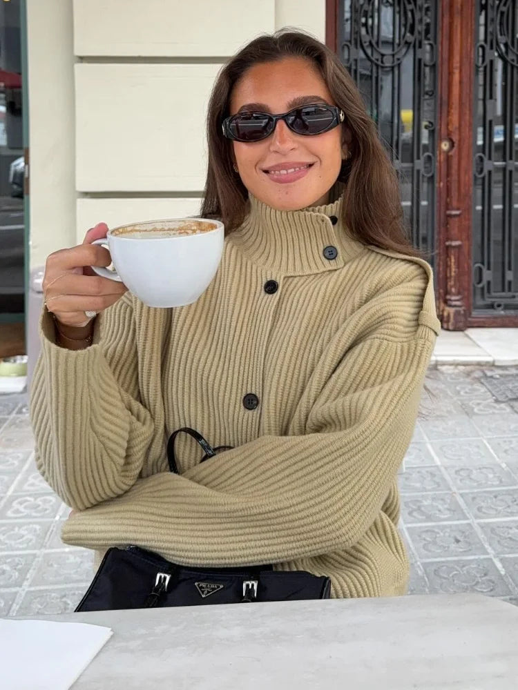 Women's Structured Knit Cardigan - VibreMode