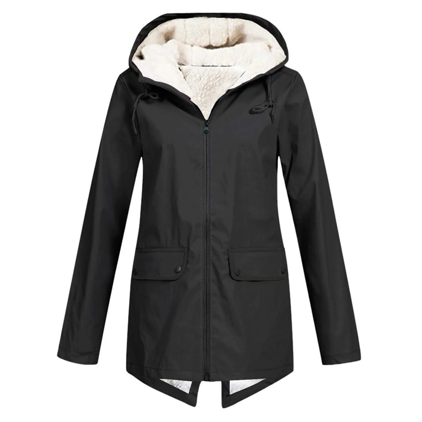 Women's Waterproof Trench Coat With Hood