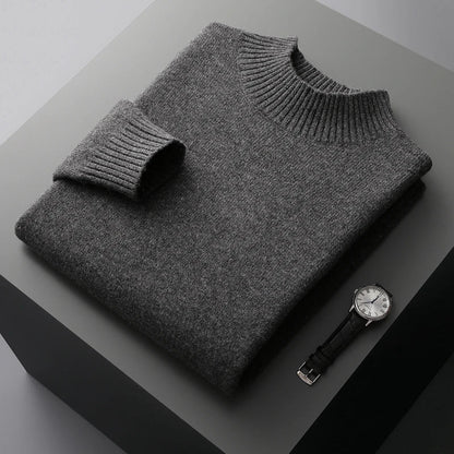Selviano Men's Wool Pullover Sweater