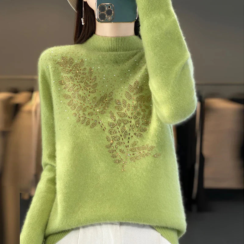 Decorative Knit Sweater