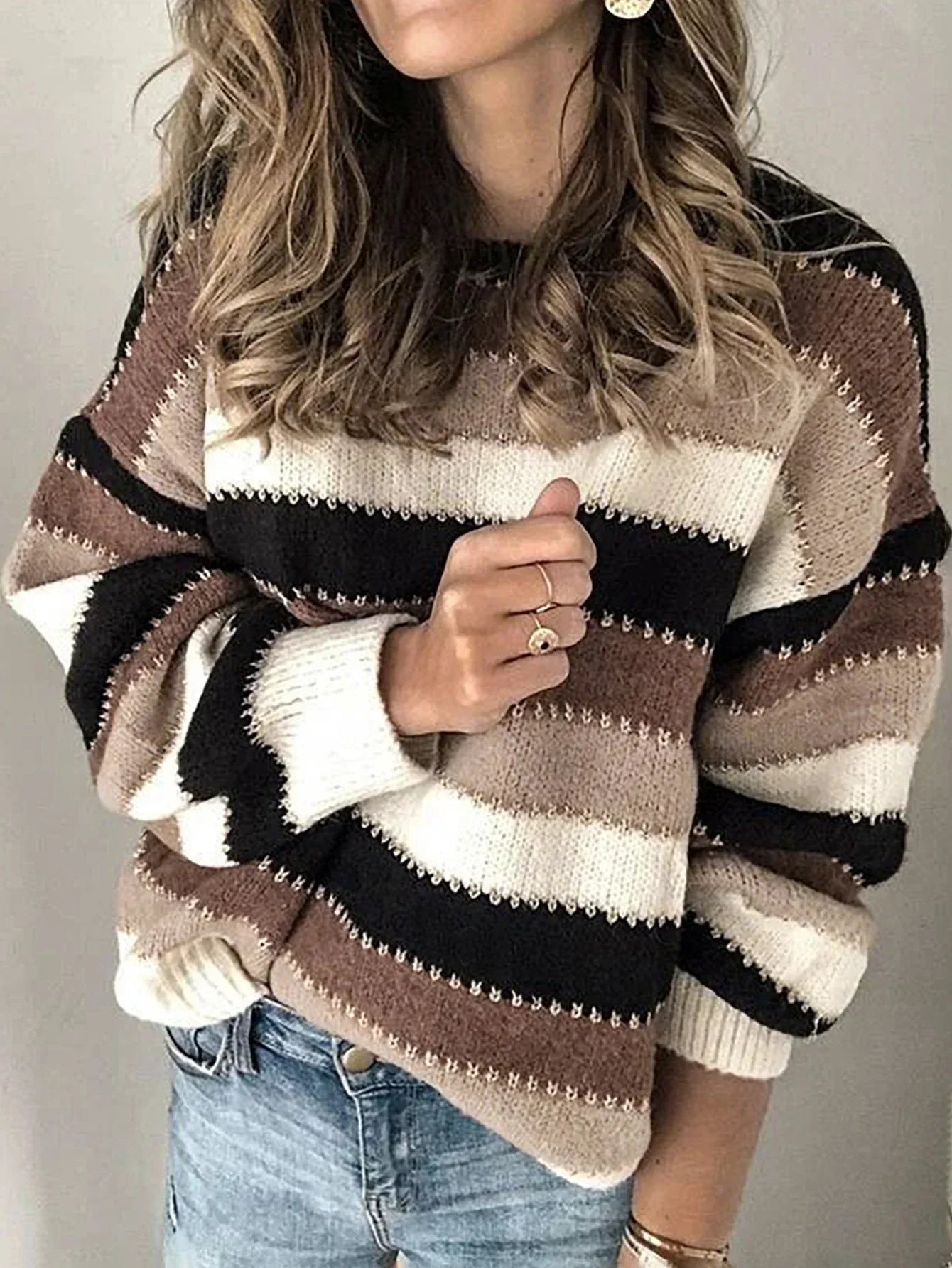 Cozy Oversized Pullover Sweater - VibreMode