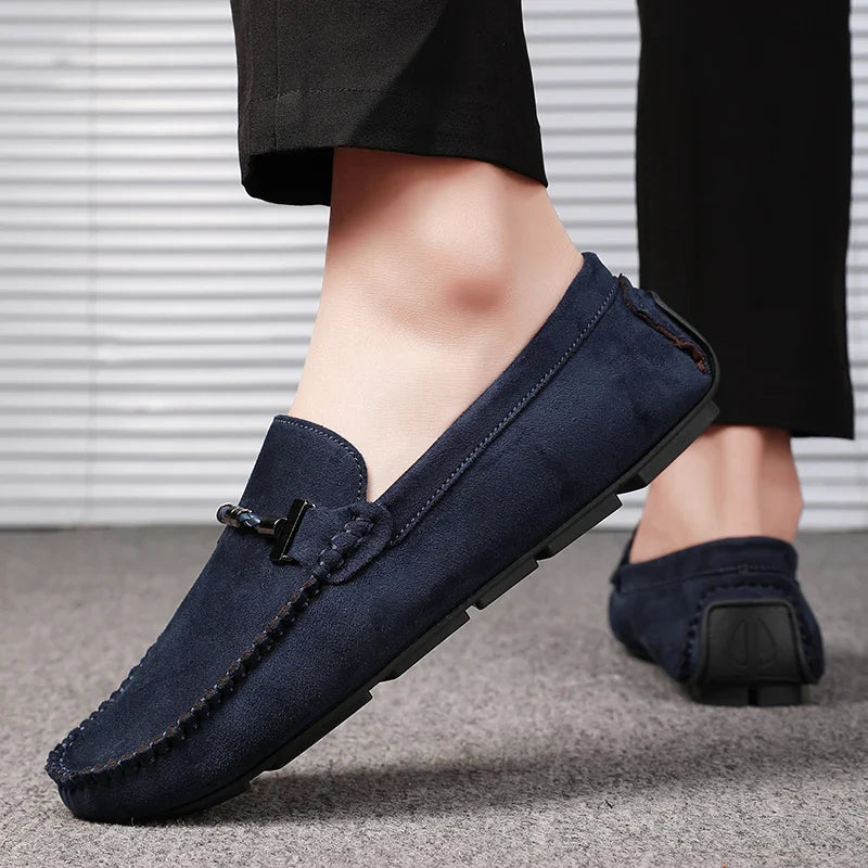Luxurious Leather Slip On Shoes