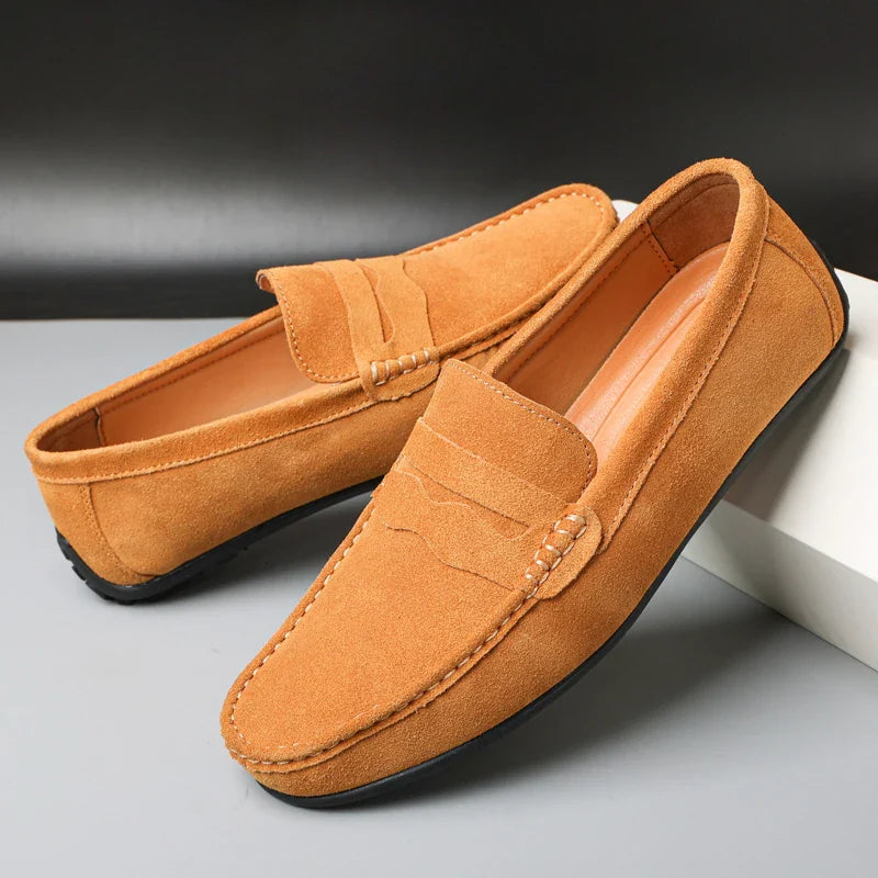 Luxury Soft Suede Slip On Shoes