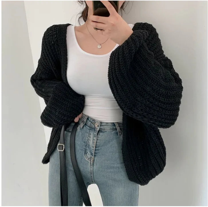 Women's Chunky Knit Cardigan