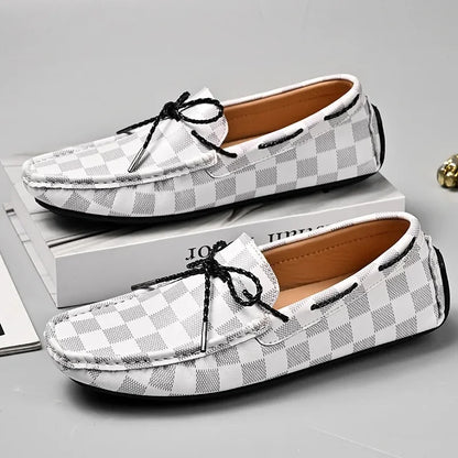 Classic Real Leather Slip On Shoes