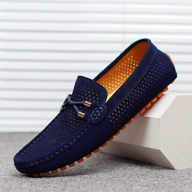 Eliano Men's Slip On Loafers Leather - VibreMode