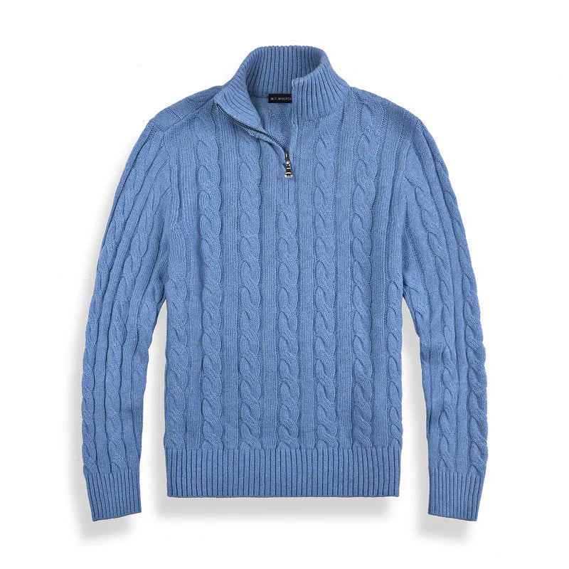 Men's Half Zip Sweater Classic Style