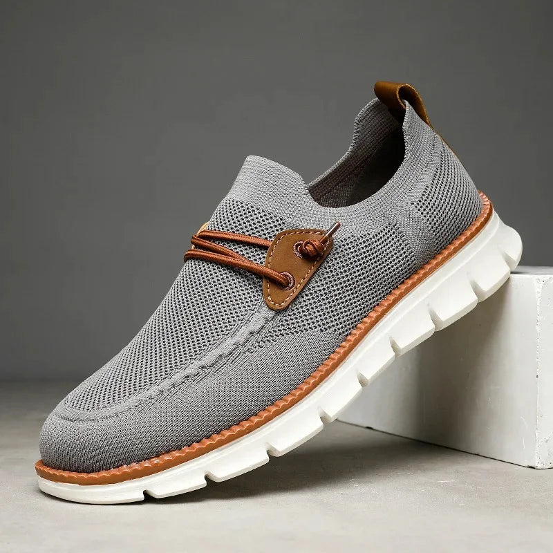 Men's Slip-On Sneakers Lightweight Breathable Black