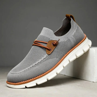 Men's Slip-On Sneakers Lightweight Breathable Black