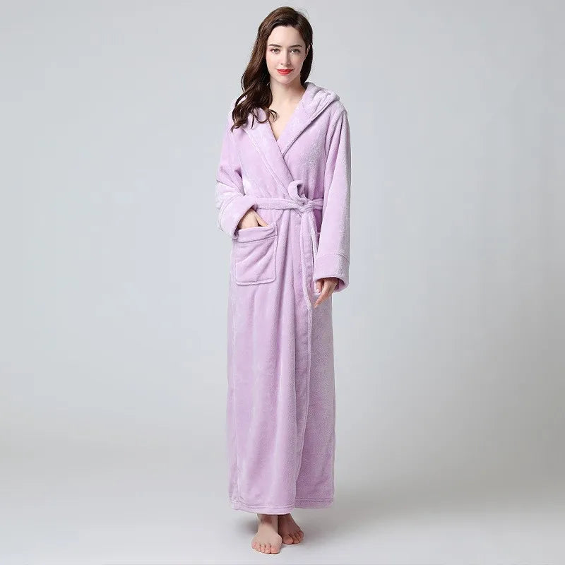 Lunara Women's Fleece Lounge Robe