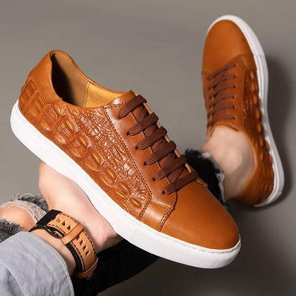 Premium Genuine Leather Trainers