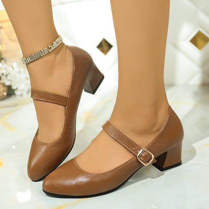 Luxury High Heel Leather Shoes - VibreMode