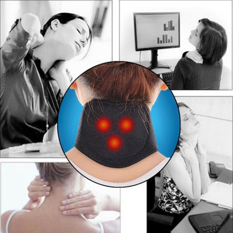 Magnetic Self Heating Neck Support Brace - VibreMode