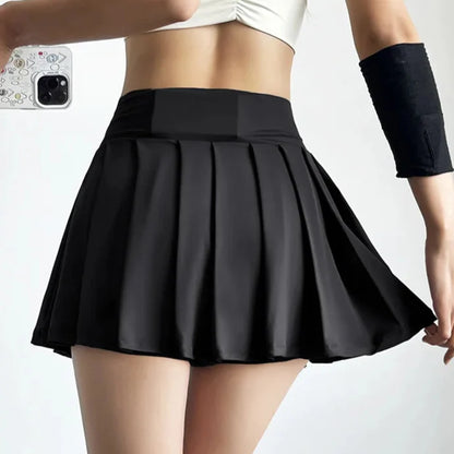 Flirty Gathered Mini Skort