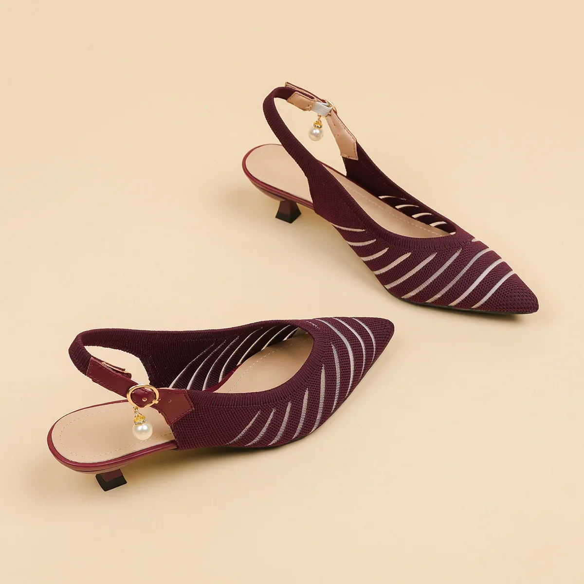 Alba Women's Kitten Heel Sandals - VibreMode