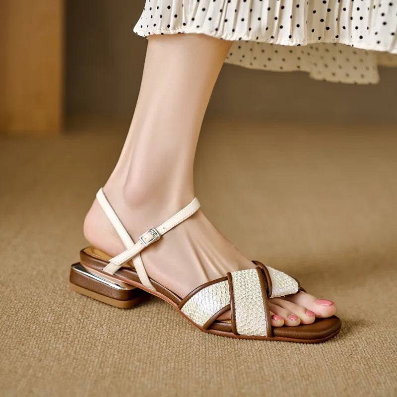 Genuine Leather Summer Sandals