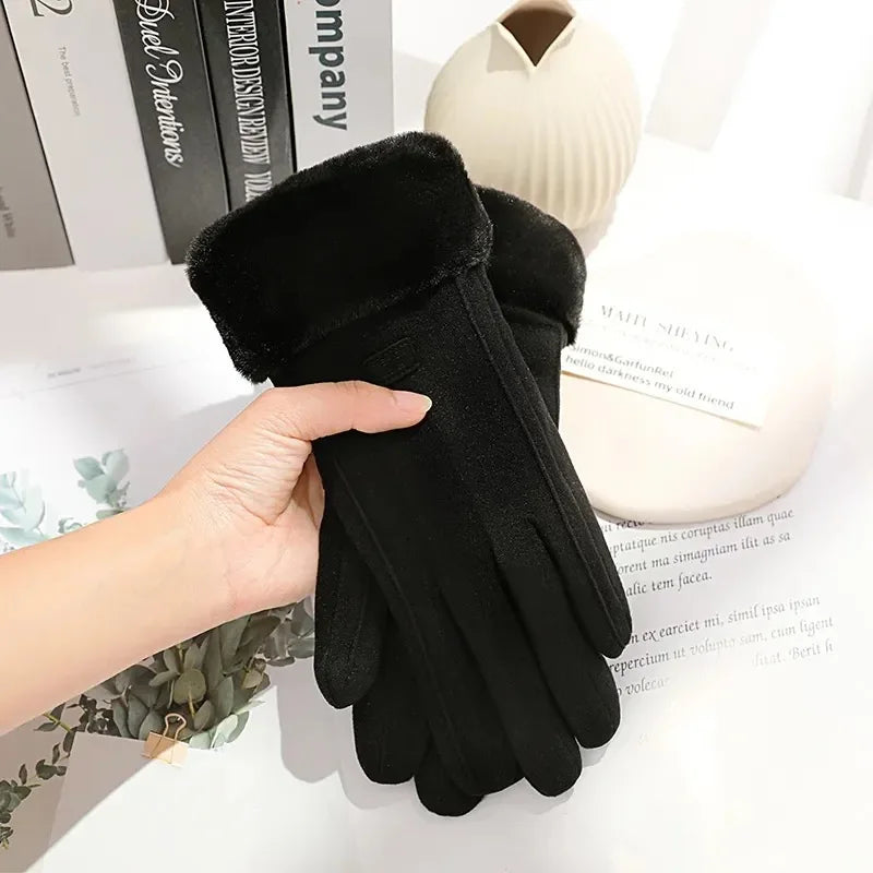 Lunavia Women's Faux Suede Gloves - VibreMode
