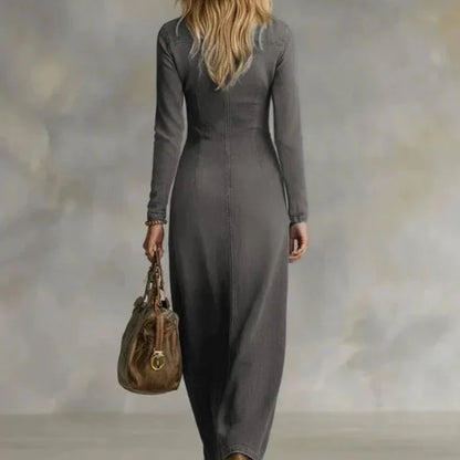 Women's Denim Maxi Dress