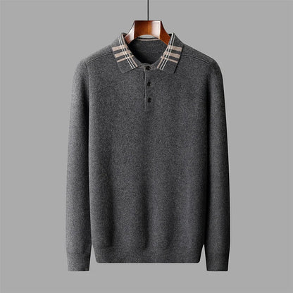 Men's Lightweight Crew Neck Knit Sweater - VibreMode
