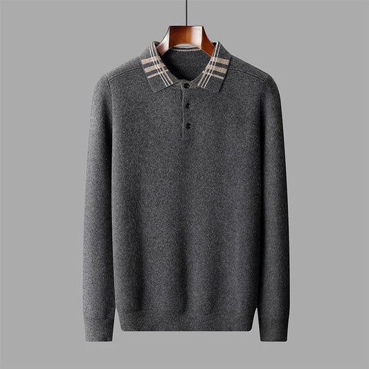 Men's Lightweight Crew Neck Knit Sweater - VibreMode