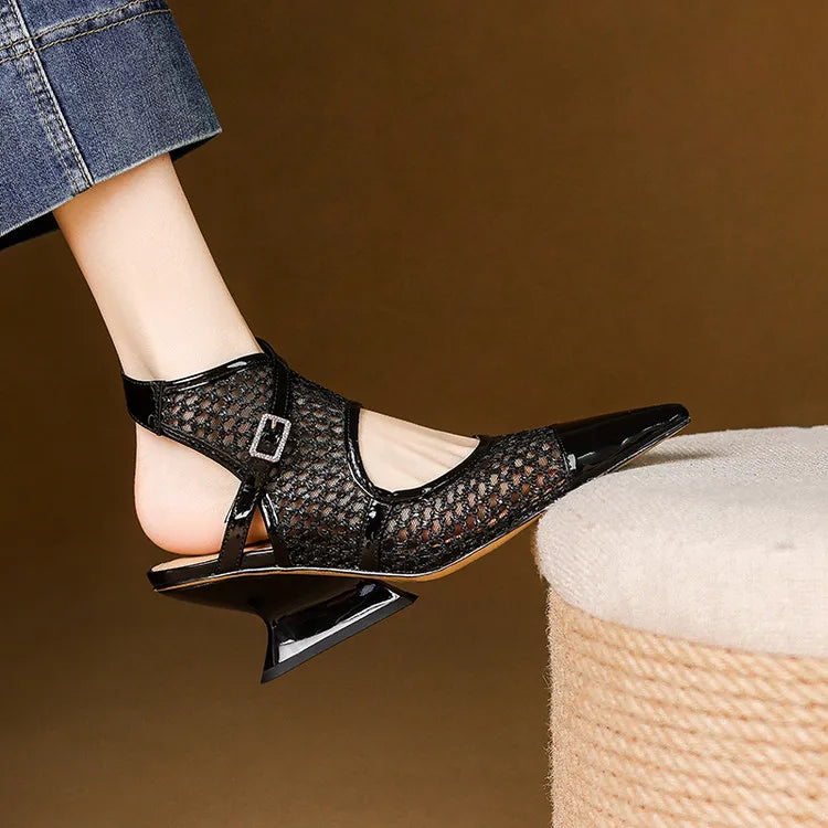 Luxurious Soft Leather Mule Shoes