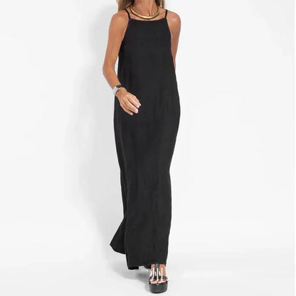 Women's Elegant Dress with Side Slits