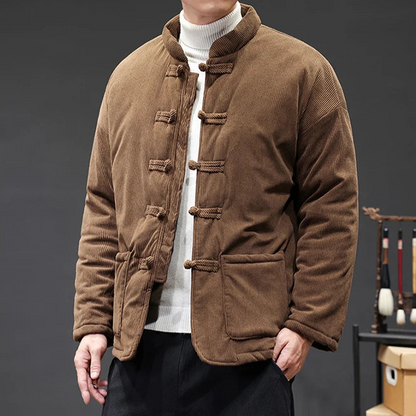 Rugged Textured Cotton Jacket - VibreMode