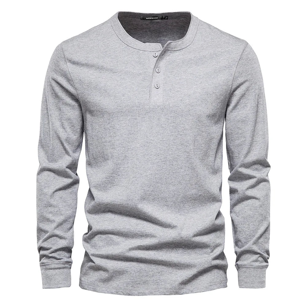 Casual Men's Spring Long Sleeve Shirt