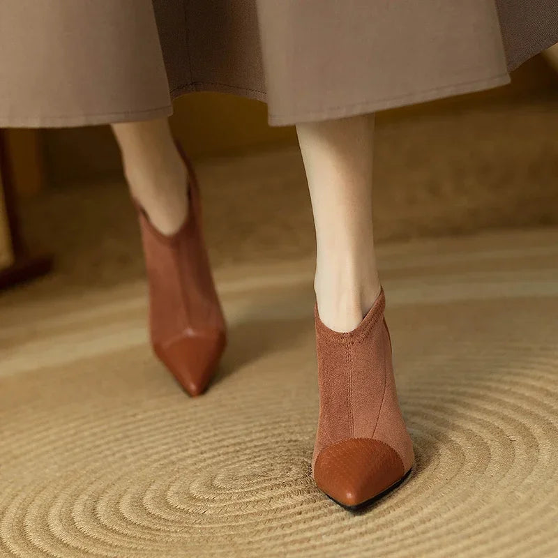 Luxury Genuine Leather High Heels